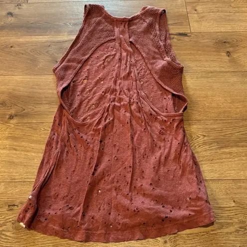 Koral Activewear Chord Open Back Top in Sandstone Size XS