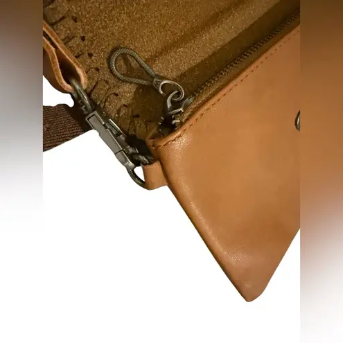 Montana West Genuine Leather adjustable Crossbody hair-on cowhide whipstitch