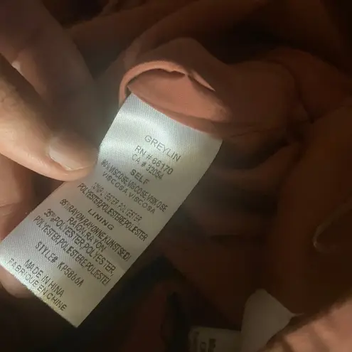 Greylin NWT Gracie Gripping Strapless Wide Leg Cropped Jumpsuit Size Medium