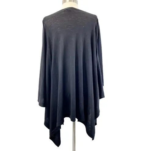 St. John Collection Sweater Womens XP US 0 Wool Minimalist Lagenlook Whimsigoth Black