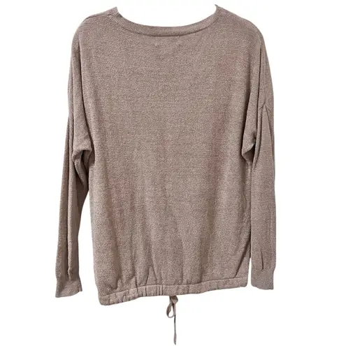 Barefoot Dreams CozyChic Ultra Lite Slouchy Pullover S Faded Rose