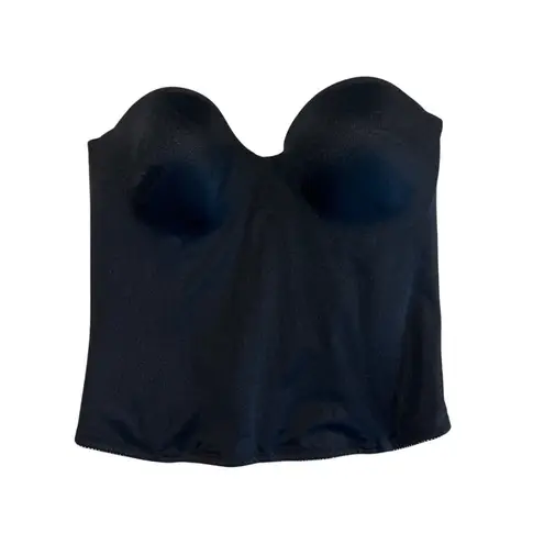 Dominique Black 8541 Ariel Hidden Underwire Longline Bra Size 34C Bridal $88