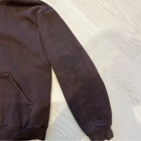 Set Active espresso zip up hoodie