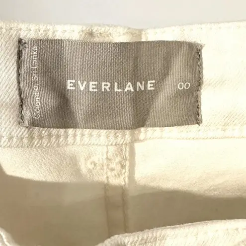 Everlane NWT  The Straight-Leg Crop in Bone - Size 00