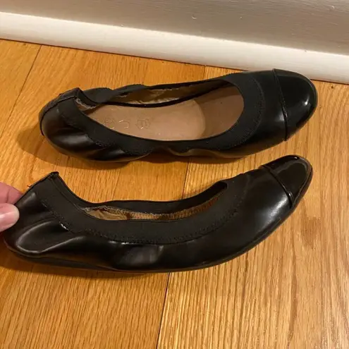 ALDO  Black Elastic Ballet Flats