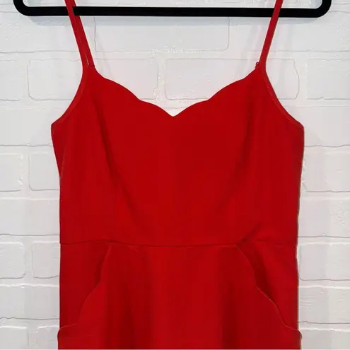 Market & Spruce Pixley Crissie Scalloped Detail Open Back Dress