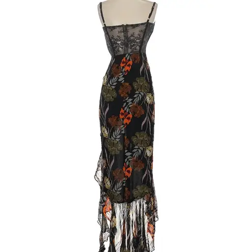 Katie May Take A Sip 70s Floral Cocktail Dress size S