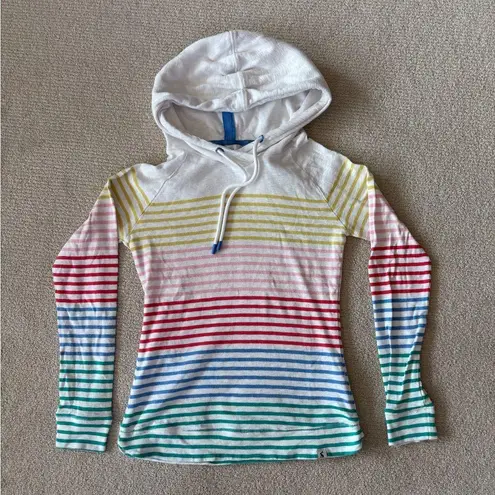 Boden USA Joules Women Striped Multicolor Hoodie US 4
