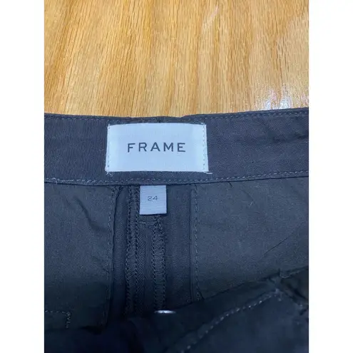 Frame Le Tomboy Ripped Twill Trousers size 24 NWT (b38.4)