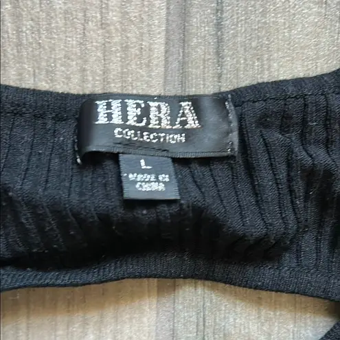 Hera Collection Black Long Sleeve Bodycon Dress