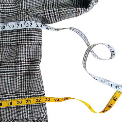 Tanya Taylor Lewis Plaid Fringe Trim Blazer NEW