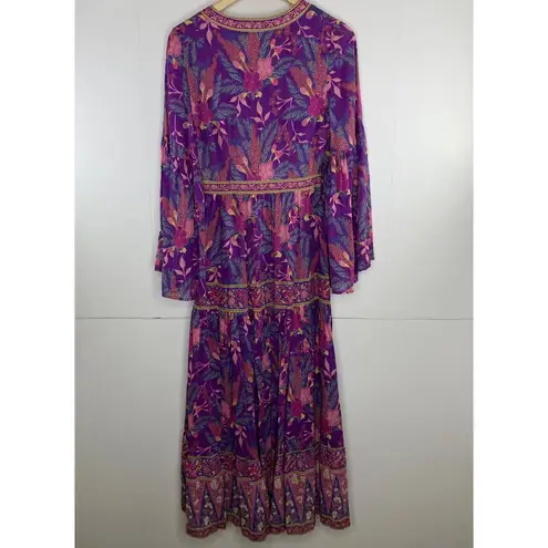 Spell & the Gypsy Collective Bianca Boho Maxi Lavender Wisteria Dress Purple Size XS