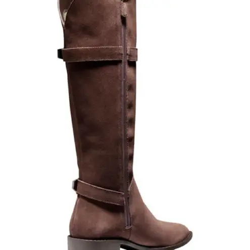 Cole Haan  Indiana Waterproof Suede Tall Boot, Chestnut