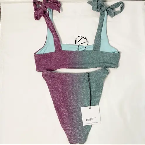 Beach Riot NWT Ombré Bikini Set Avalon Top