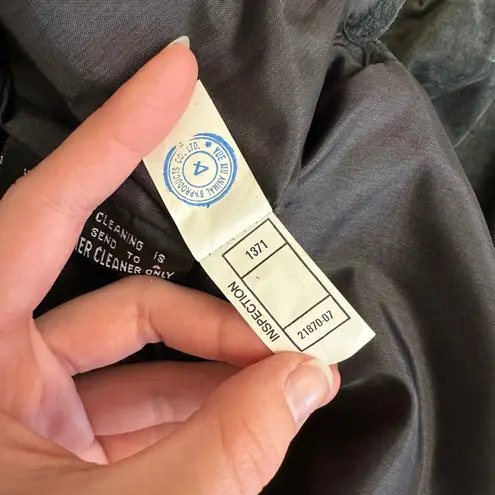 wilson's leather Vintage Wilsons Maxima Dark Gray Suede Leather Skirt Women’s Size 10 Classic 90s