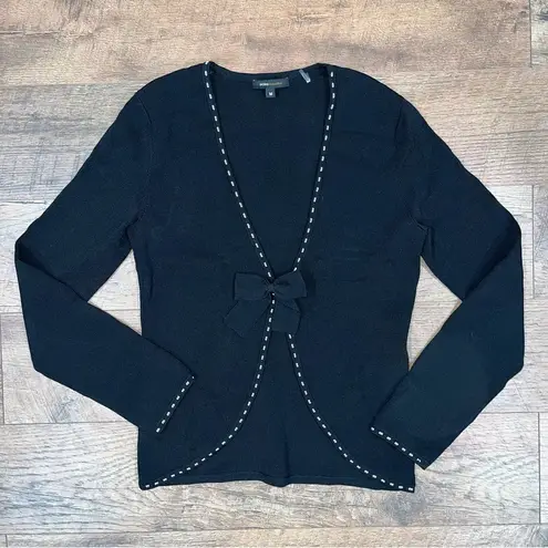 BCBGMAXAZRIA  Bow Cardigan Sweater