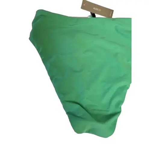 J.Crew NWT  Classic High Rise Cheeky High Leg Cut Bikini Swim Bottom S Green