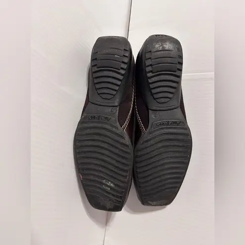 Paul Green Muchen brown leather slip on loafer shoe women size 5.5 US / 3 UK