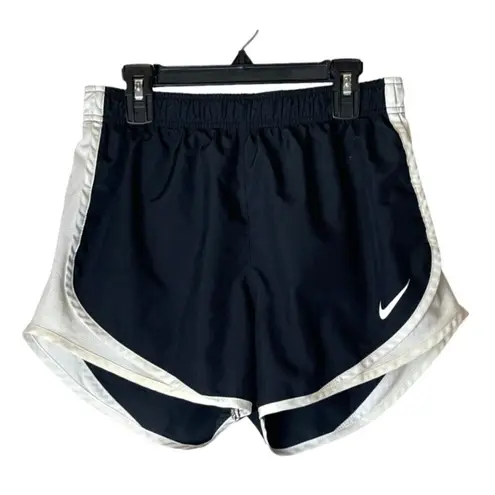 Nike  Black And White Dri Fit Inner‎ Brief Running Athletic Shorts Size S