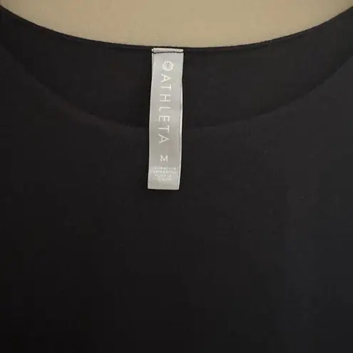 Athleta  Black sleeveless SANTORINI THERA DRESS M