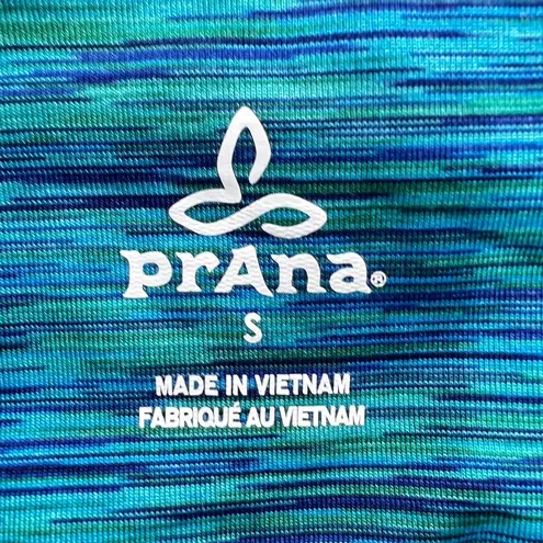 prAna Caraway Tight Leggings Womens Small Indigo Blue Stretch Performance Fleece