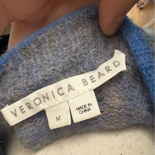 Veronica Beard Mohair & Alpaca Riola Cable-Knit Sweater Size Medium