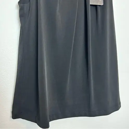 FATE. Faux Leather Lined Tank Top in Black NWT