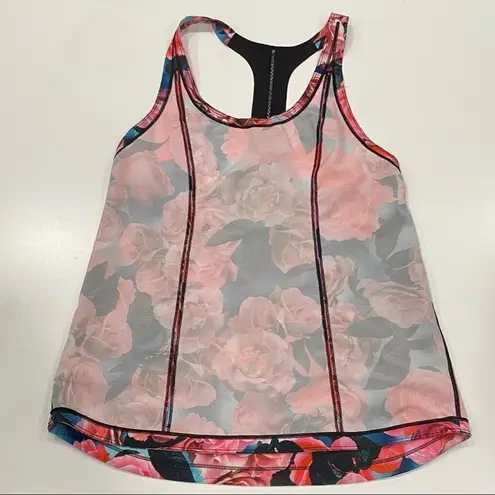 Lululemon  Floral loose fit Tank Top 6 Lightened Up Secret Garden