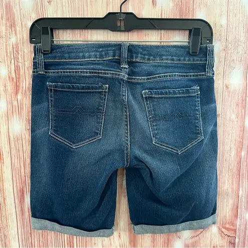 Arizona Jeans Rolled Hem Denim Bermuda Shorts