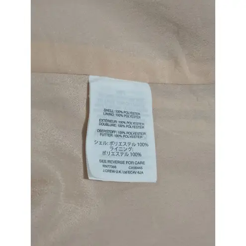 J. Crew Women’s Top Sequin Black Ribbon Zip Back Closure Gold MSRP $148 Size 8