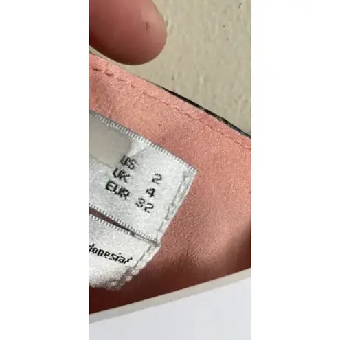 Vone Dress Womens 2 Pink Floral One