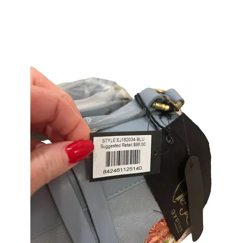 Elle Jae Gypset Painted Desert Crossbody Satchel Purse NWT Embroidered Blue