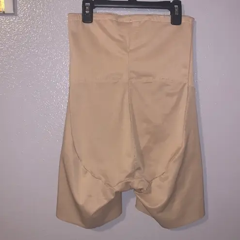 Cupid Shapewear Cupid Womens Extra Firm Control Hi-Waist Thigh Slimmer Sz 2XL Beige Style 5749