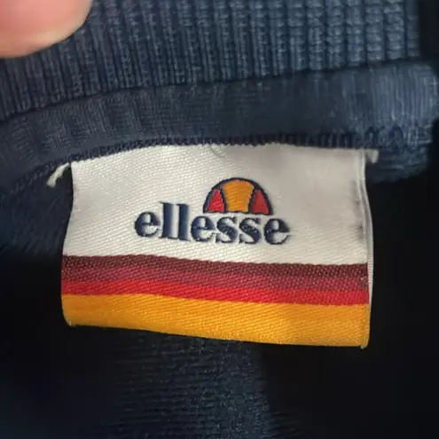 Ellesse Blue Bomber Jacket Track Laboria Blue Stripe Womens Size 6