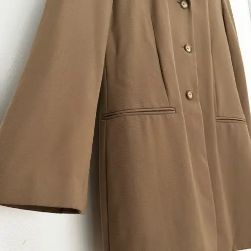 Salvatore Ferragamo COPY - Vintage Tan 3-Button Blazer Bell Sleeve Sz 10