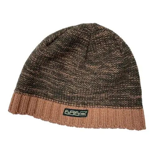 686 Unisex Brown Heather Black Knit Ski Snow Winter Beanie Hat