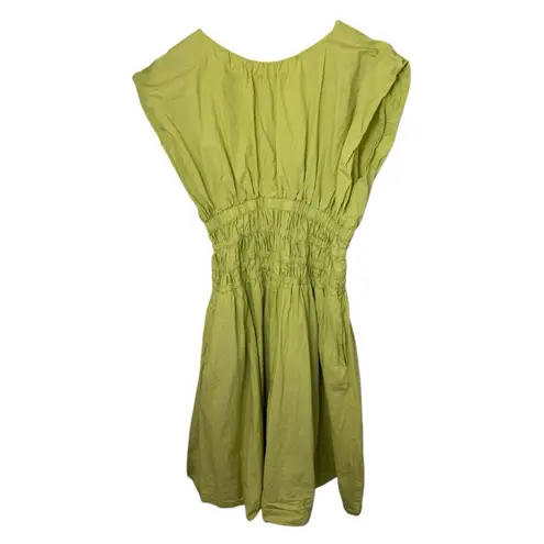 Eudon Choi x RTR Green Poplin Dress Lime Green Size 6
