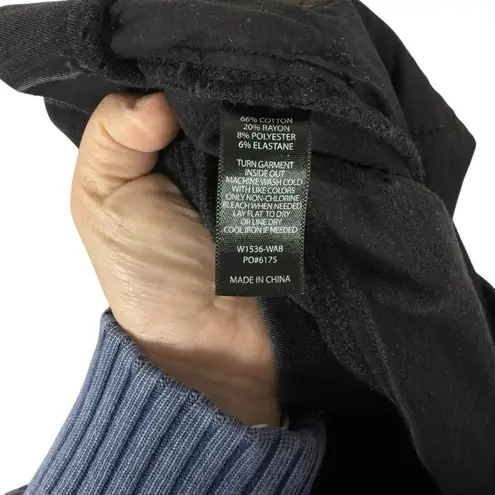 Betabrand Women’s Signature Mid-Rise Straight Leg Jeans in Black Size XXLP