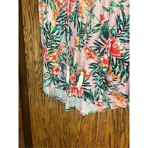 Ruff Hewn Floral Tank Top Woman’s Size PXL Multicolored