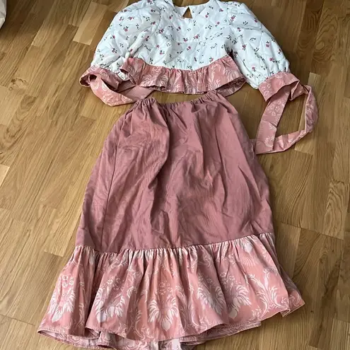 Love Shack Fancy NWT  x freya simmone quilted crop top and skirt set - Image 5