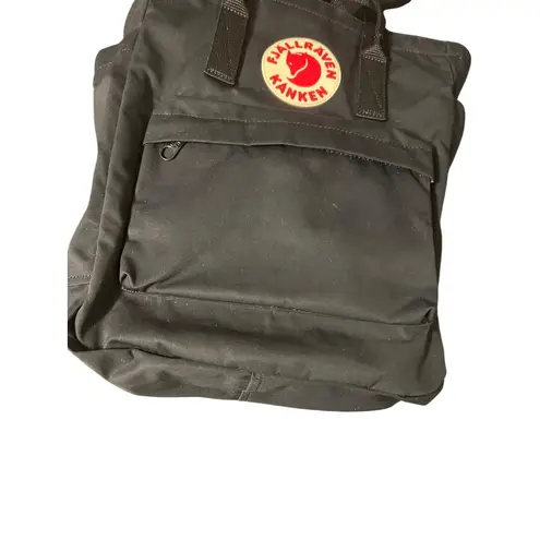 Fjällräven Fjallraven Kanken Black G-1000 Backpack Totepack Front Zipper Pocket Adj Straps