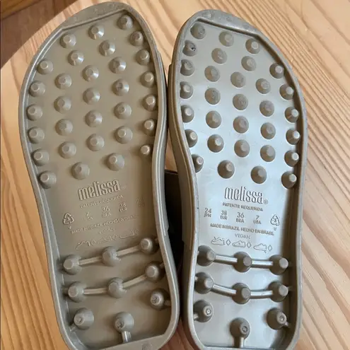 Melissa Beige Spike Sandals Size 7