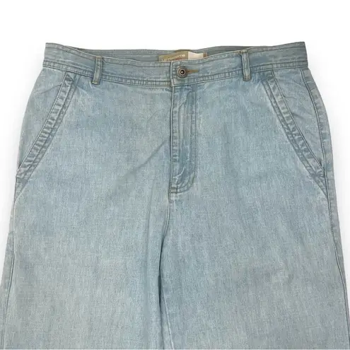 Liz Claiborne Vintage Liz Clairborne Classic Fit Light Denim High Waisted Chinos Size 10 32X32