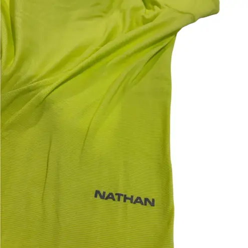 Nathan Dashlite 1/4 Zip Long Sleeve Running Wicking Top Size Medium NWT Yellow