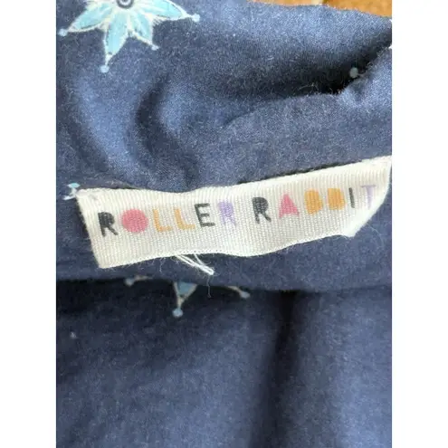 Roller Rabbit Women's Star Print Navy Blue Short-Sleeve Pajama *Shirt Only