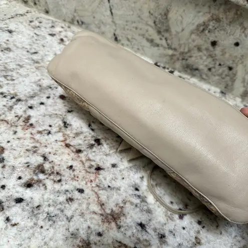 Venetto By Ami Kahn Made In USA Snakeskin Lambskin & Tapestry Purse Handbag