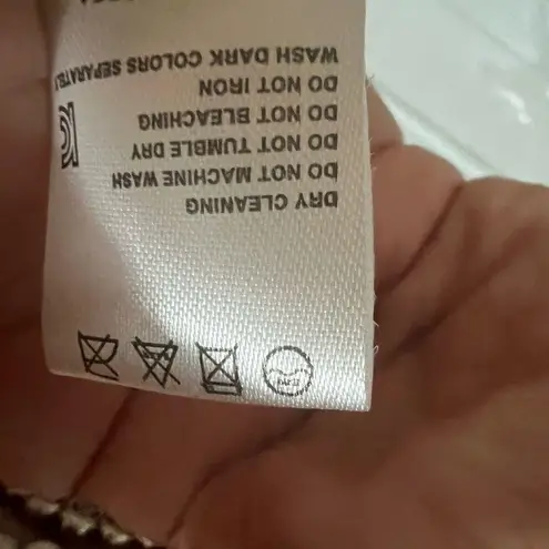 Disney Embroidered Mickey Mouse Goofy Donald Duck Sweatshirt LARGE Beige