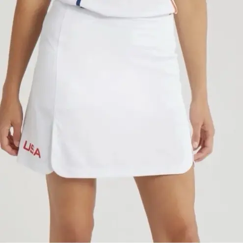 New J. Lindeberg Women's Gisele Golf Skirt White XL