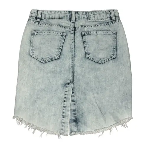 Tinseltown Light Wash Denim Skirt Size 3