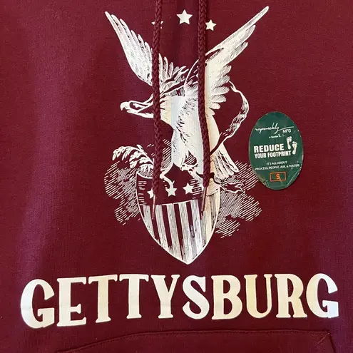 Hanes Gettysburg Eagle  Ecosmart Hoodie Sweatshirt Long Sleeve Kastlfel Small